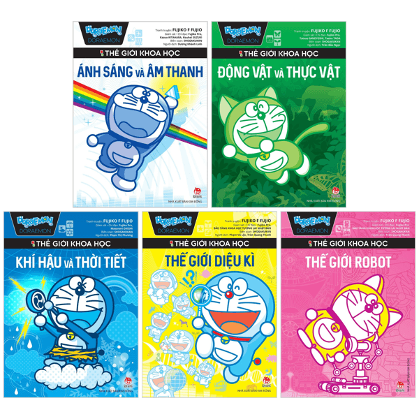 Truyện Tranh Combo Manga - Doraemon - Thế Giới Khoa Học (Bộ 5 Tập) - Nhiều Tác Giả