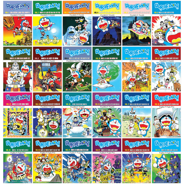 Truyện Tranh Combo Manga - Doraemon - Truyện Dài: Tập 1 - 24 (Bộ 24 Tập) - Fujiko F Fujio