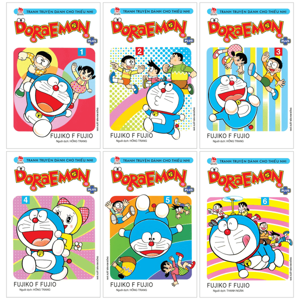 Truyện Tranh Combo Manga - Doraemon Plus: Tập 1 - 6 (Bộ 6 Tập) - Fujiko F Fujio