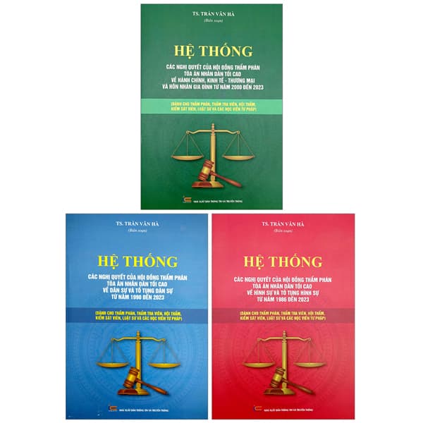 Sách Combo Sách Hệ Thống Các Nghị Quyết Của Hội Đồng Thẩm Phán Tò - Thông tin và Truyền thông