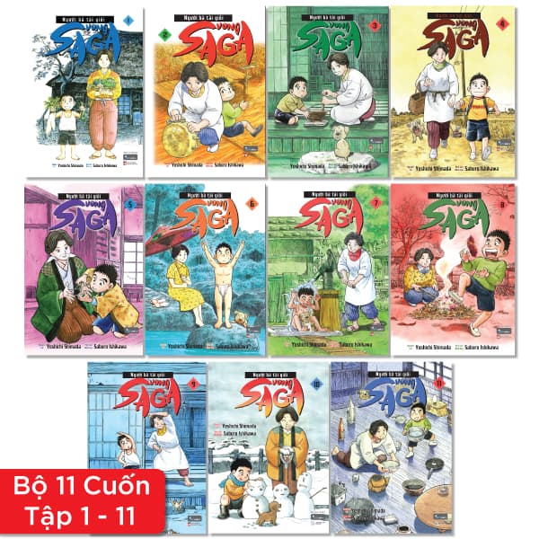 Truyện Tranh Combo Sách Người Bà Tài Giỏi Vùng Saga (Bộ 11 Tập) - Yoshichi Shimada
