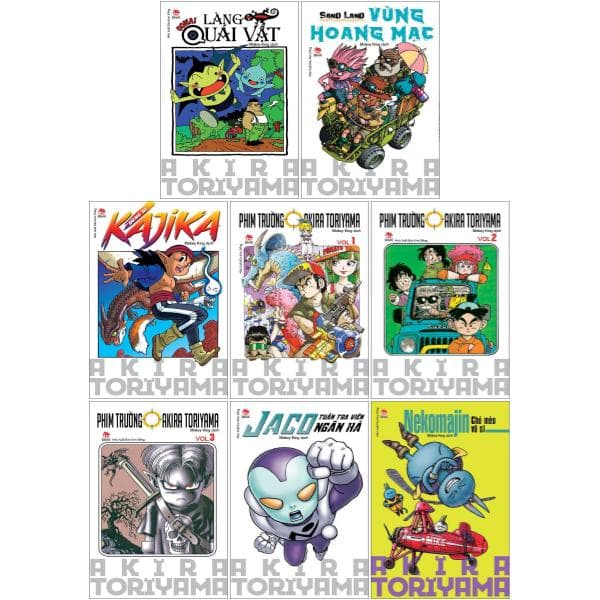 Truyện Tranh Combo Manga - Tuyển Tập Akira Toriyama (Bộ 8 Cuốn) - Akira Toriyama