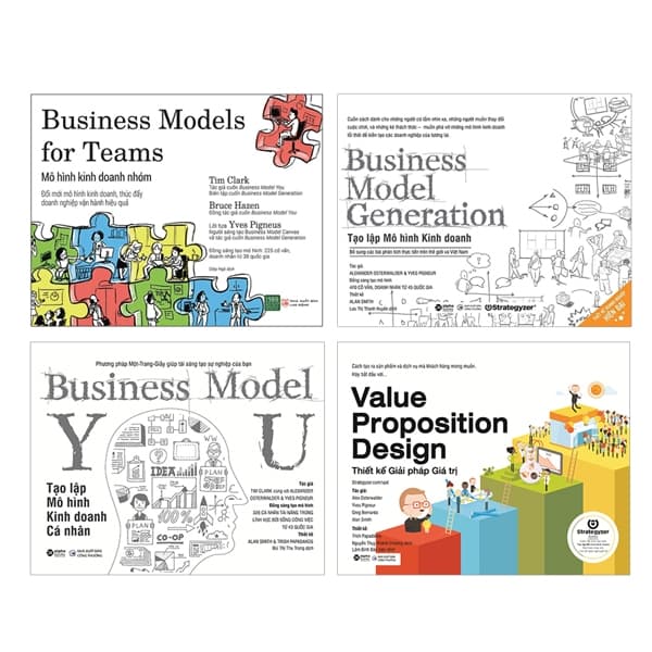 Sách Combo Sách Tạo Lập Mô Hình Kinh Doanh Cá Nhân + Tạo Lập Mô Hình Ki - Tim Clark