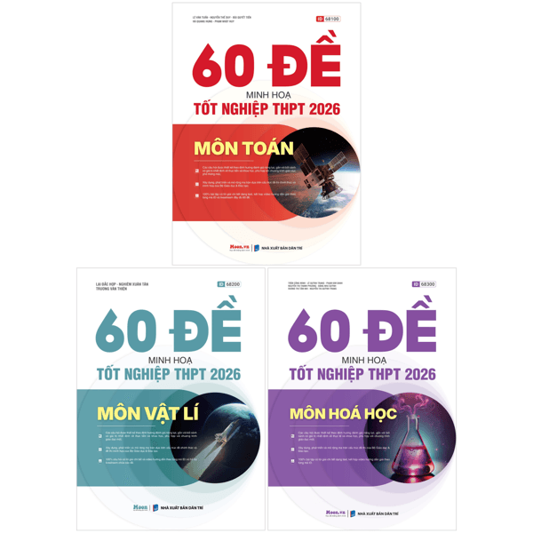 Sách Combo Sách Đề Minh Họa Tốt Nghiệp THPT 2026 - Khối A - Toán + Vật - Nhiều Tác Giả
