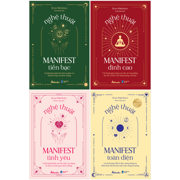 Sách Combo Sách Nghệ Thuật Manifest - Tiền Bạc + Đỉnh Cao + Tình Yêu + T - Ryuu Shinohara