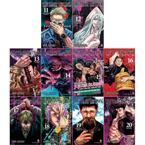 Truyện Tranh Combo Manga - Chú Thuật Hồi Chiến: Tập 11 - 20 (Bộ 10 Tập) - Chì