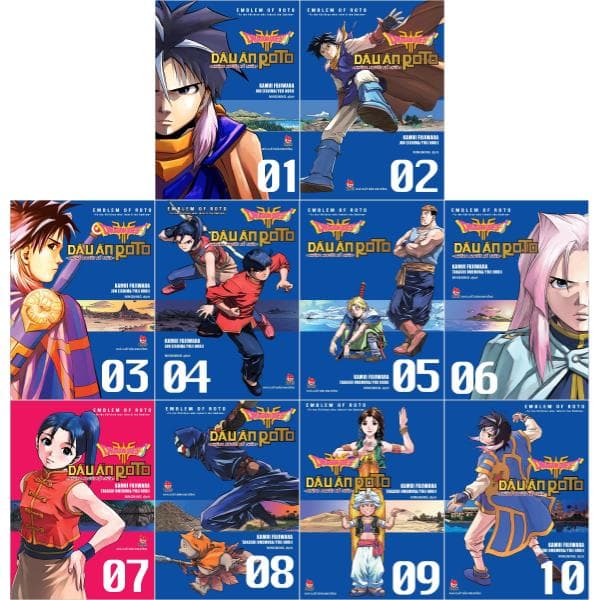 Truyện Tranh Combo Manga - Dragon Quest - Dấu Ấn Roto - Những Người Kế Th� - Yuji Yuji