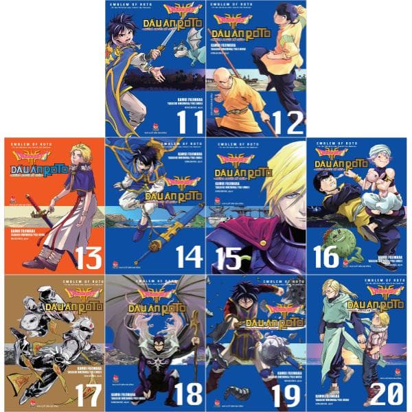 Truyện Tranh Combo Manga - Dragon Quest - Dấu Ấn Roto - Những Người Kế Th� - Yuji Yuji