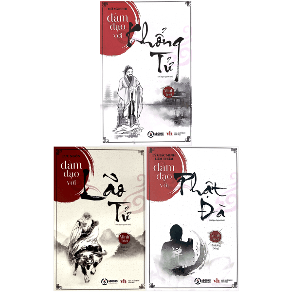 Sách Combo Sách Đàm Đạo Với Khổng Tử + Đàm Đạo Với Lão Tử + Đà - Hồ Văn Phi