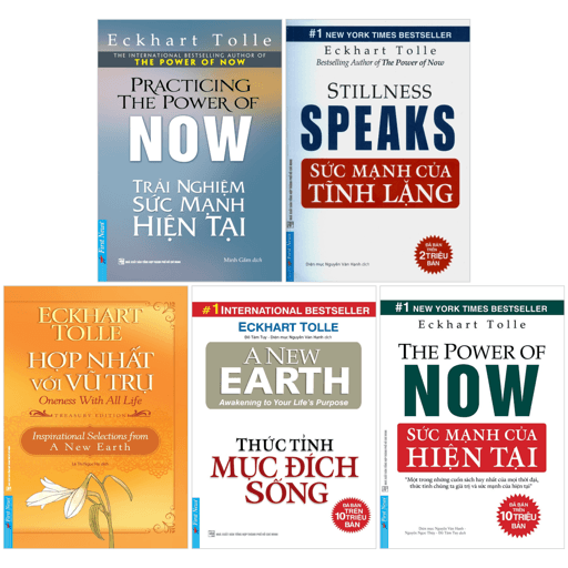 Sách Combo Sách Eckhart Tolle (Bộ 5 Cuốn) - Eckhart Tolle
