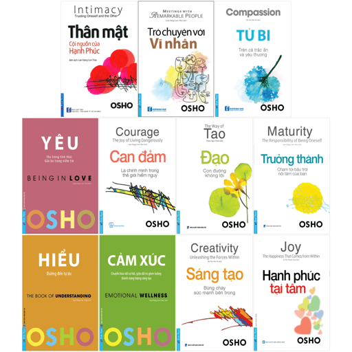 Sách Combo Sách Osho (Bộ 11 Cuốn) - Osho