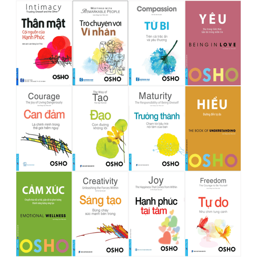 Sách Combo Sách Osho (Bộ 12 Cuốn) - Osho