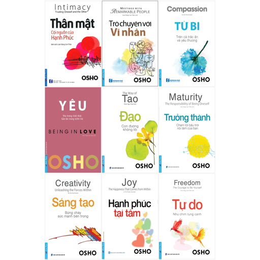 Sách Combo Sách Osho (Bộ 9 Cuốn) - Osho