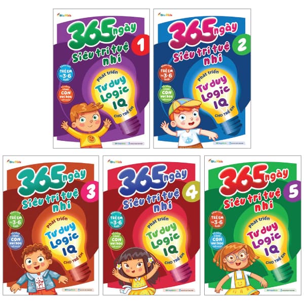 Sách Combo Sách 365 Ngày Siêu Trí Tuệ Nhí - Phát Triển Tư Duy Logic IQ Cho - Starkids