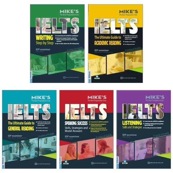 Sách Combo Sách Mike's The Best Preparation Ever IELTS (Bộ 5 Cuốn) - Mike wattie