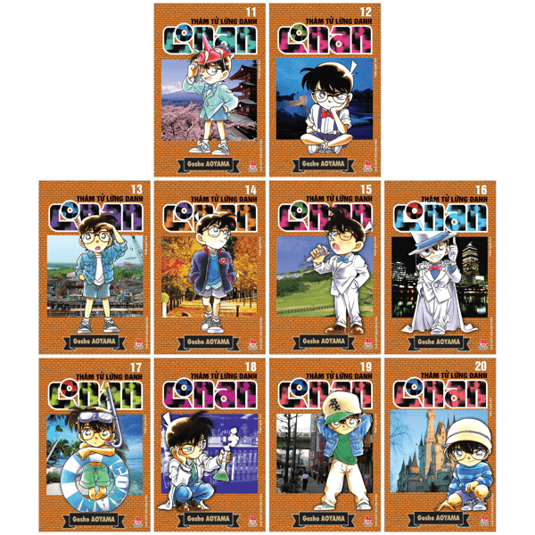 Truyện Tranh Combo Manga - Thám Tử Lừng Danh Conan: Tập 11 - 20 (Bộ 10 Tập - Kim Dân