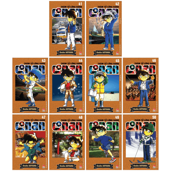 Truyện Tranh Combo Manga - Thám Tử Lừng Danh Conan: Tập 41 - 50 (Bộ 10 Tập - Kim Dân