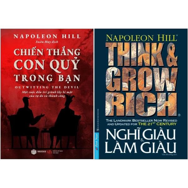 Sách Combo Sách Nghĩ Giàu Và Làm Giàu + Chiến Thắng Con Quỷ Trong Bạn (B - Napoleon Hill