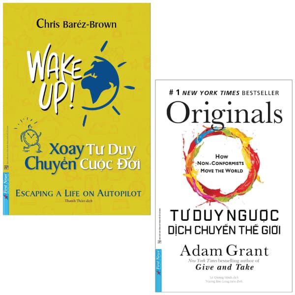 Sách Combo Sách Tư Duy Ngược Dịch Chuyển Thế Giới + Xoay Tư Duy Chuyển - Adam Grant