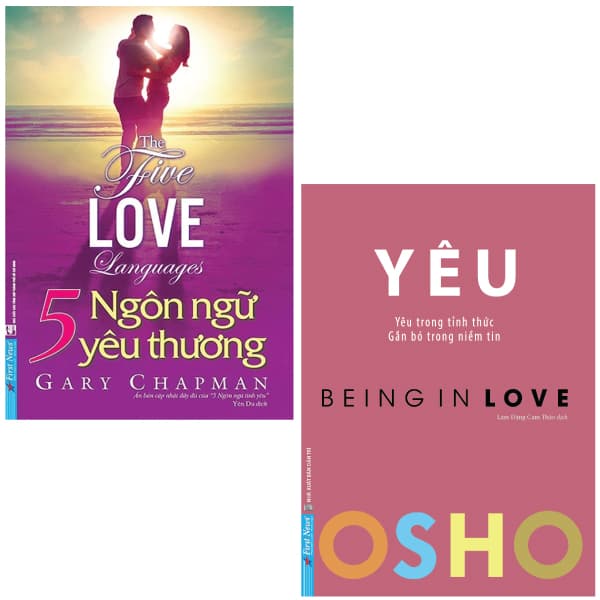 Sách Combo Sách Osho - Yêu - Being In Love + 5 Ngôn Ngữ Yêu Thương - The Five - Gary Chapman