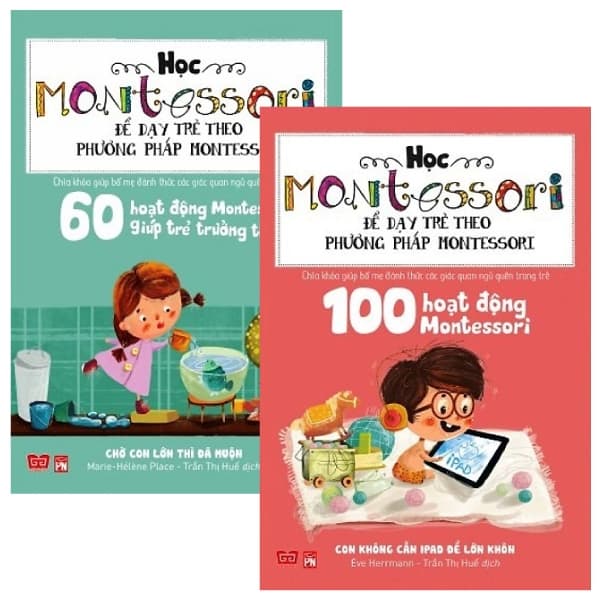 Sách Combo Học Montessori Để Dạy Trẻ Theo Phương Pháp Montessori (Bộ 2 C - Marie Hélène Place