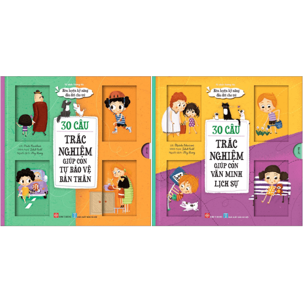 Sách Combo Sách 30 Câu Trắc Nghiệm Giúp Con Bảo Vệ Bản Thân + 30 Câu Tr - Pavla Hanáčková