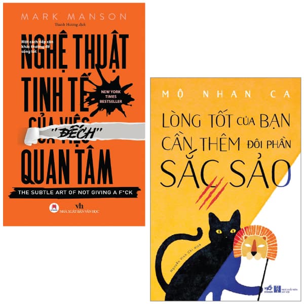 Sách Combo Sách Lòng Tốt Của Bạn Cần Thêm Đôi Phần Sắc Sảo + Nghệ - Mộ Nhan Ca