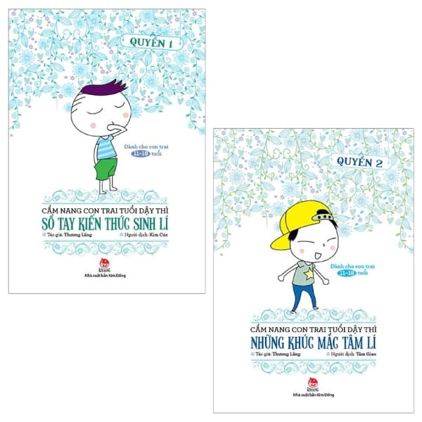 Sách Combo Cẩm Nang Con Trai Tuổi Dậy Thì - Quyển 1 Và 2 (Tái Bản 2019) ( - Thương Lãng