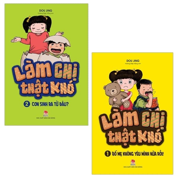 Sách Combo Làm Chị Thật Khó - 1 Và 2 (Tái Bản 2019) (Bộ 2 Tập) - Dou Jing