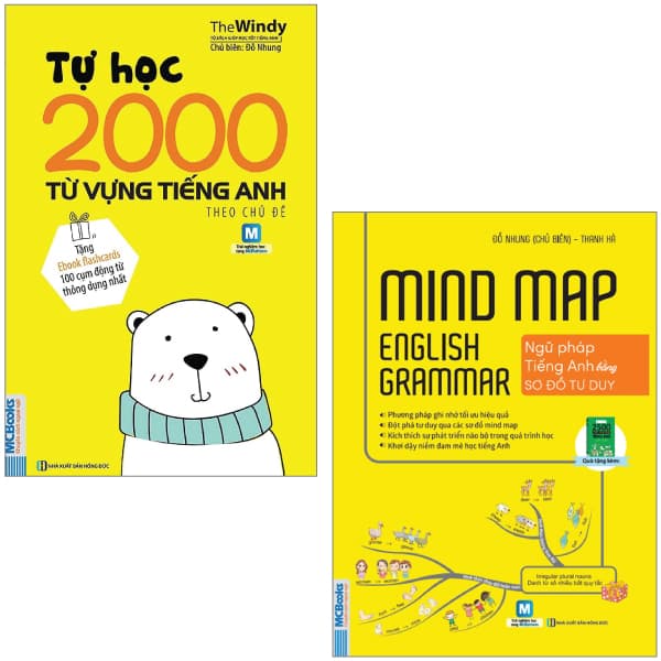 Sách Combo Sách Mindmap English Grammar - Ngữ Pháp Tiếng Anh Bằng Sơ Đồ T� - Đỗ Nhung