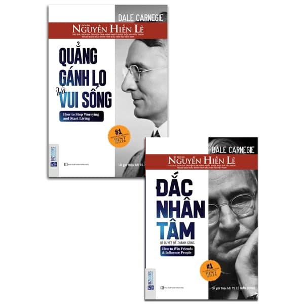 Sách Combo Đắc Nhân Tâm - Bí Quyết Để Thành Công + Quẳng Gánh Lo Và V - Dale Carnegie