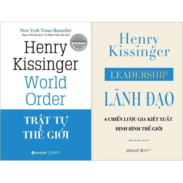 Sách Combo Sách Trật Tự Thế Giới + Leadership - Lãnh Đạo - 6 Chiến Lư� - Henry Kissinger