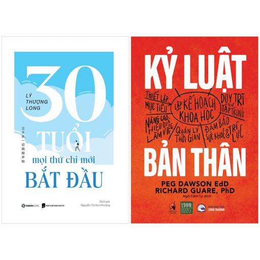 Sách Combo Sách 30 Tuổi - Mọi Thứ Chỉ Mới Bắt Đầu + Kỷ Luật Bả - Peg Dawson