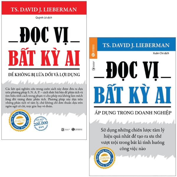 Sách Combo Sách Đọc Vị Bất Kỳ Ai (Bộ 2 Cuốn) (Tái Bản) - David Spencer