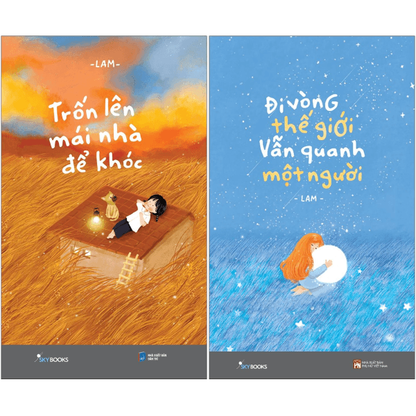 Combo TruyệnCombo Sách Đi Vòng Thế Giới Vẫn Quanh Một Người + Trốn L� - Lam