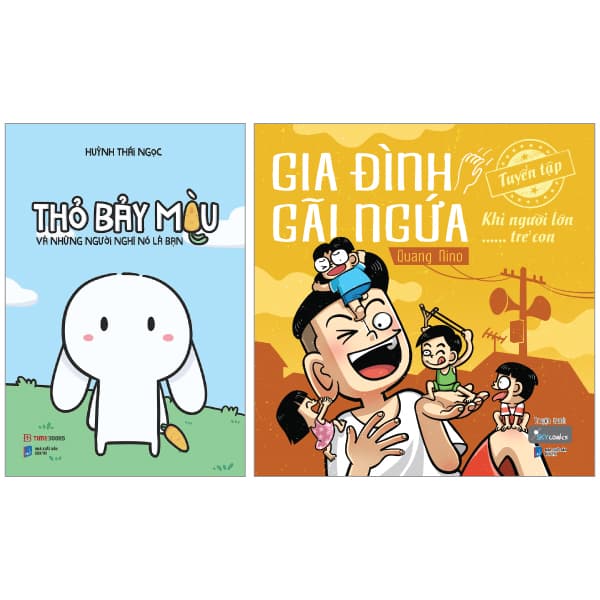 Truyện Tranh Combo Sách Gia Đình Gãi Ngứa - Tuyển Tập Khi Người Lớn � - Đinh Quang Ngọc