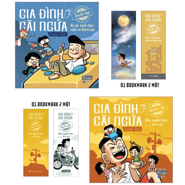 Truyện Tranh Combo Sách Gia Đình Gãi Ngứa - Tuyển Tập Ký Ức Tuổi Thơ- - Quang Nino