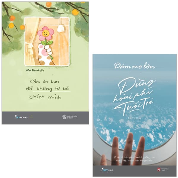 Sách Combo Sách Cảm Ơn Bạn Đã Không Từ Bỏ Chính Mình + Dám Mơ Lớn, - Mai Thanh Hạ