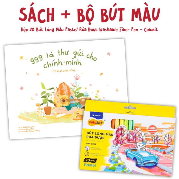 Sách Combo Sách 999 Lá Thư Gửi Cho Chính Mình - Tô Màu Cuộc Sống + Hộp - Miêu Công Tử
