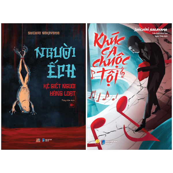 Combo TruyệnCombo Sách Người Ếch - Kẻ Giết Người Hàng Loạt + Khúc Ca - Shichiri Nakayama