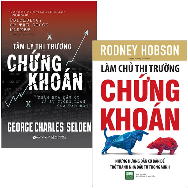 Sách Combo Sách Làm Chủ Thị Trường Chứng Khoán + Tâm Lý Thị Trường - Rodney Hobson
