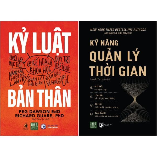 Sách Combo Sách Kỷ Luật Bản Thân + Kỹ Năng Quản Lý Thời Gian (Bộ 2 C - Peg Dawson