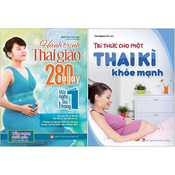 Sách Combo Sách Tri Thức Cho Một Thai Kì Khỏe Mạnh + Hành Trình Thai Giáo - NG.UYÊN