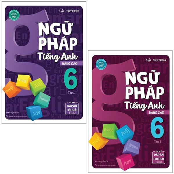 Sách Combo Sách Ngữ Pháp Tiếng Anh Nâng Cao Lớp 6 (Bộ 2 Tập) - Thùy Dương