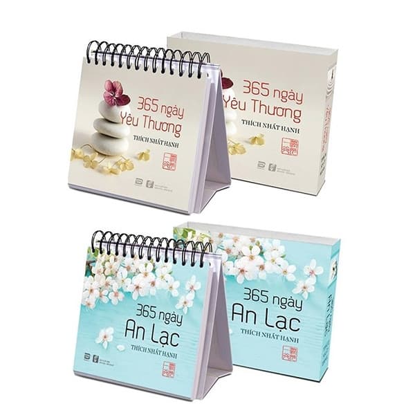 Sách Combo 365 Ngày An Lạc + 365 Ngày Yêu Thương (Bộ 2 Cuốn) - Thích Nhất Hạnh