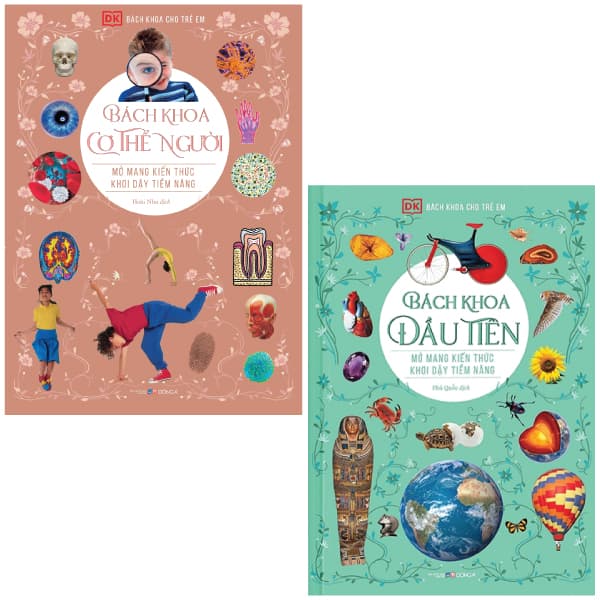 Sách Combo Sách Bách Khoa Cho Trẻ Em - Bách Khoa Cơ Thể Người + Bách Khoa - Bách Khoa