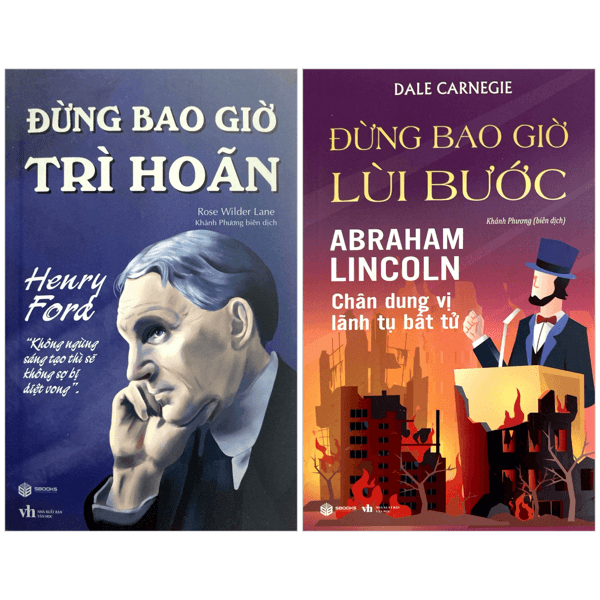 Sách Combo Sách Đừng Bao Giờ Trì Hoãn + Đừng Bao Giờ Lùi Bước (Bộ 2 - Bộ Văn Hóa