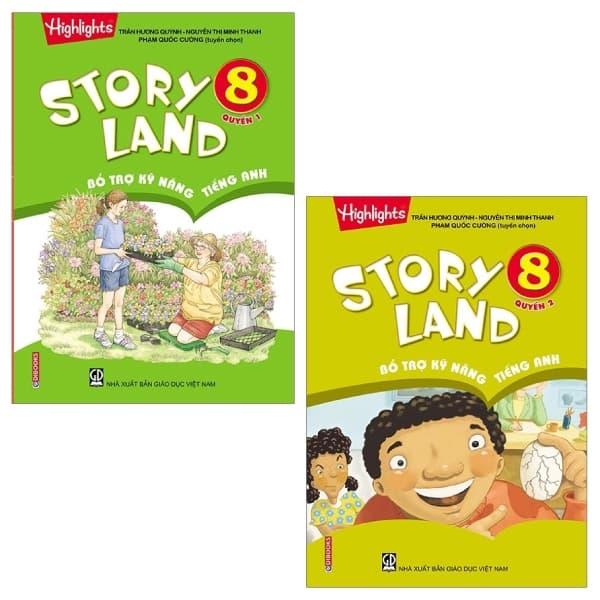 Sách Combo Story Land - Bổ Trợ Kỹ Năng Tiếng Anh 8: Quyển 1 Và 2 (Bộ 2 Q - Nguyễn An