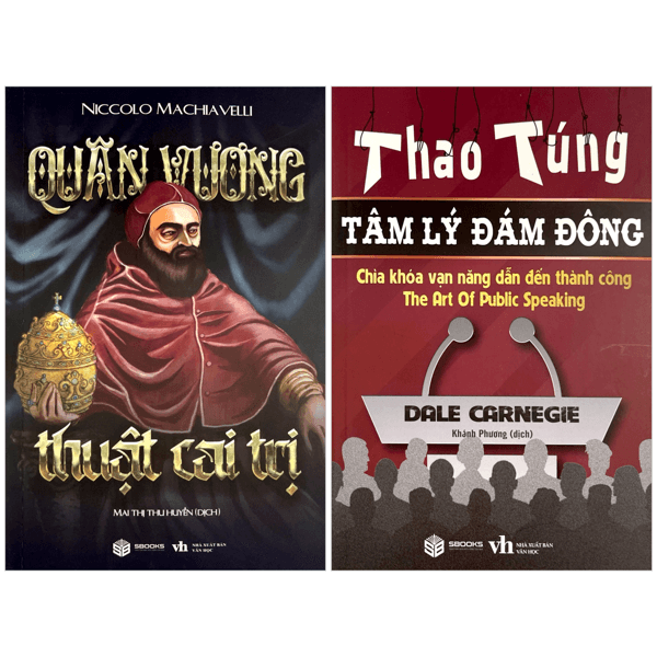 Sách Combo Sách Quân Vương - Thuật Cai Trị + Thao Túng Tâm Lý Đám Đông - Niccolò Machiavelli