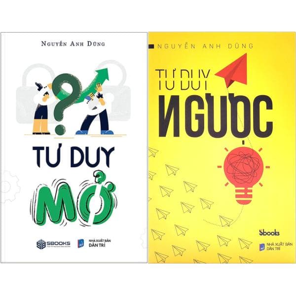 Sách Combo Sách Tư Duy Ngược + Tư Duy Mở (Bộ 2 Cuốn) - Nguyễn Anh Dũng